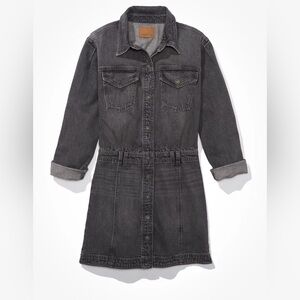 American Eagle Women’s Denim Long-Sleeve Dress Size XS